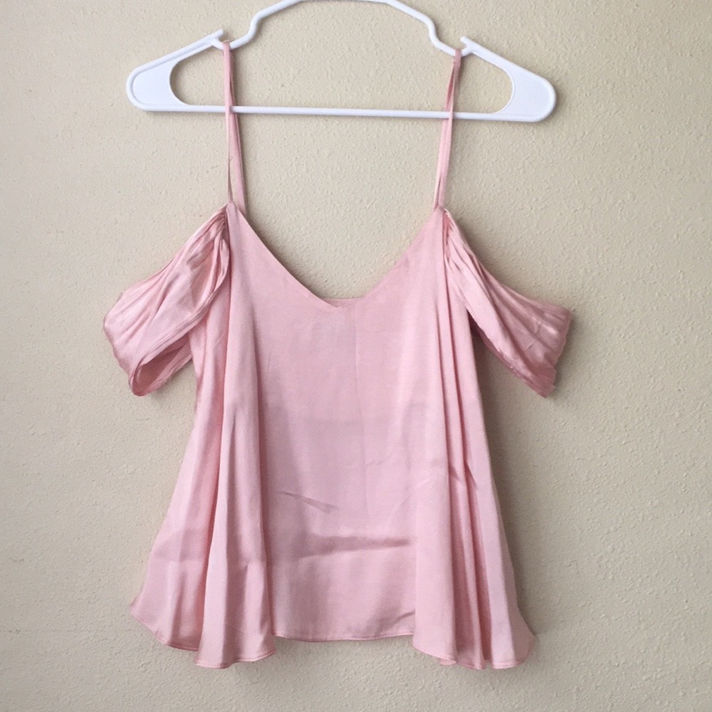 Topshop pink Blouse